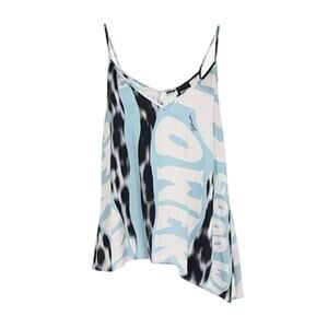 Just Cavalli mixed print cami top multi colored size 10